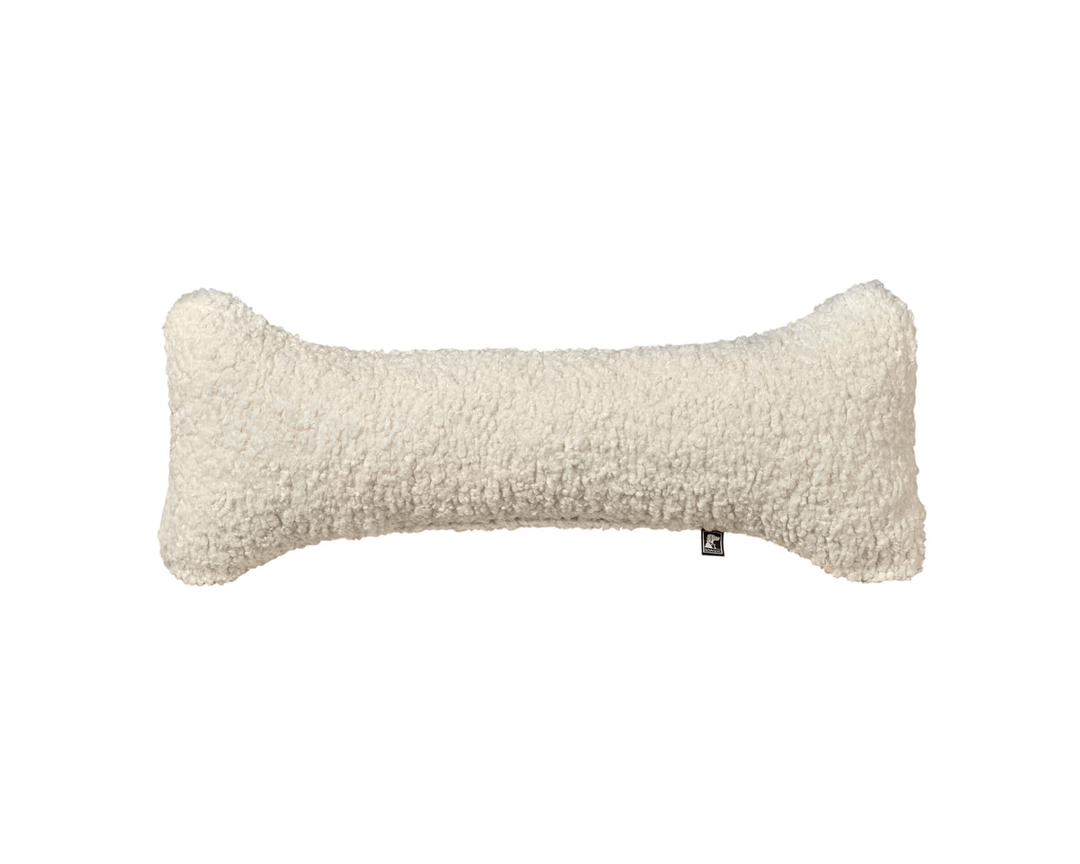 Bumper Bone Pillow in Ivory Sheepskin