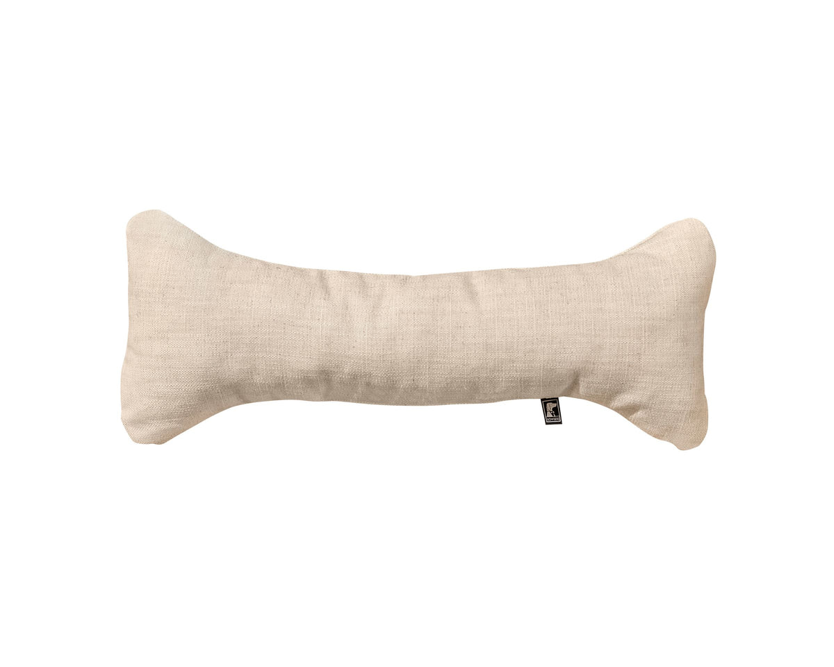 Bumper Bone Pillow in Parchment