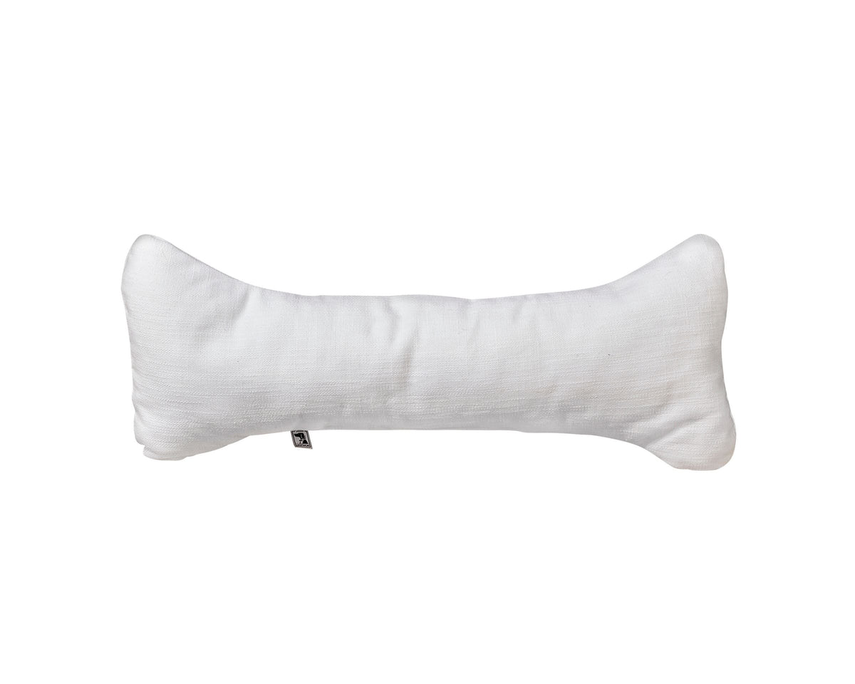 Bumper Bone Pillow in Pure White