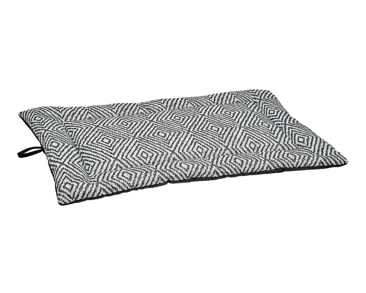 Cosmopolitan Mat - Signature Textures in Diamondback and Charcoal
