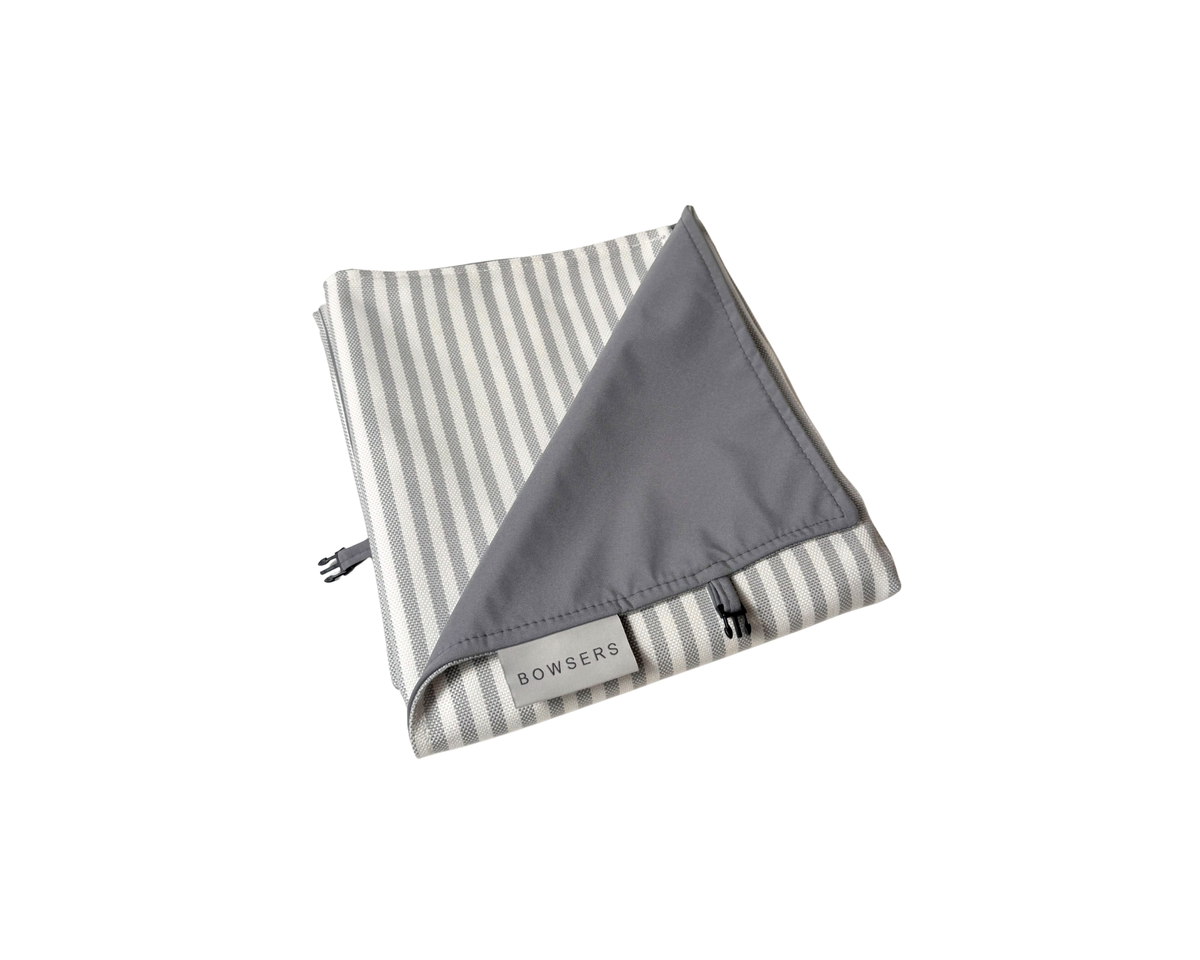 SUV Cargo Lounger Topper in Veranda Stripe and Grey Waterproof