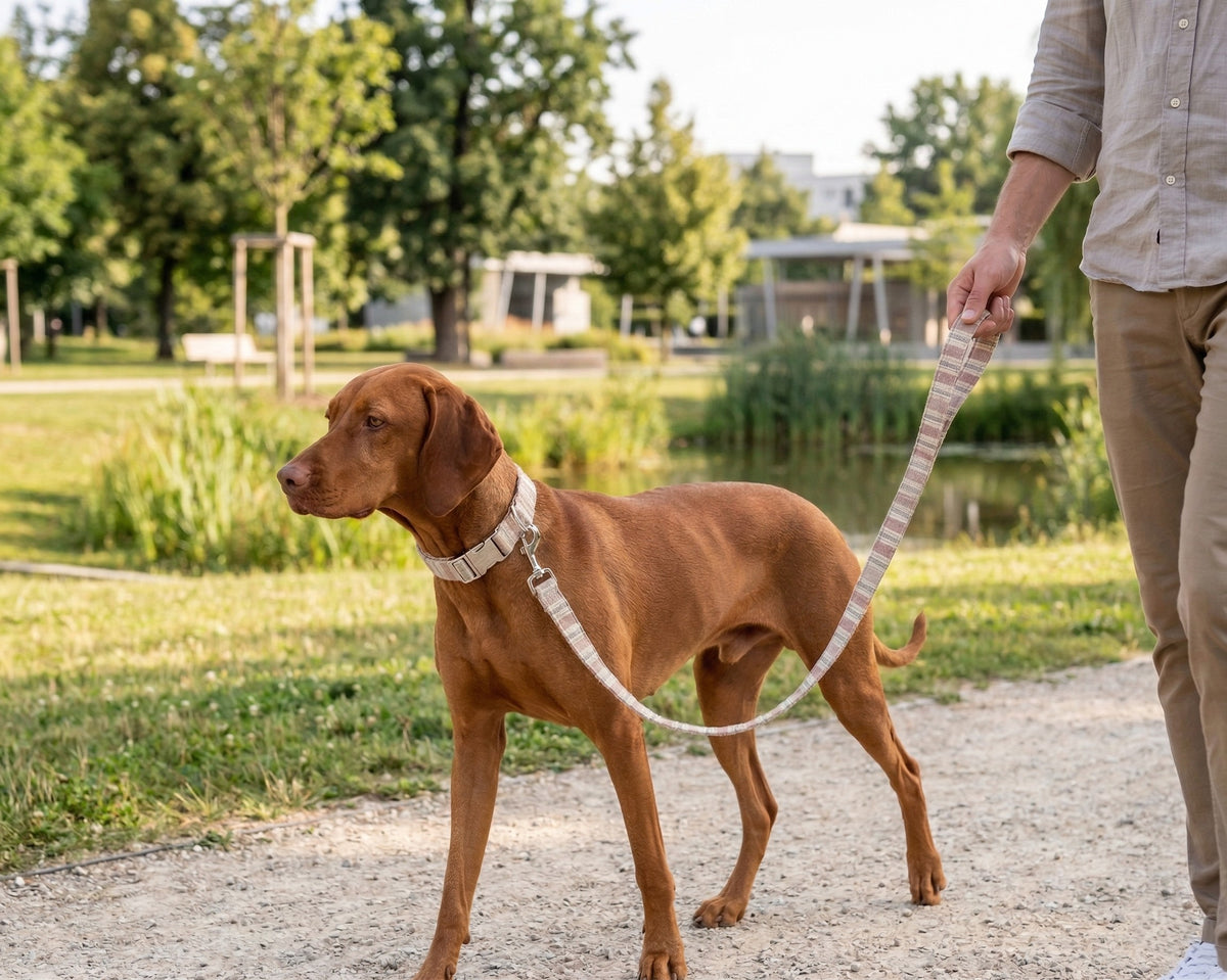 Sanibel Strip Leash and Collar