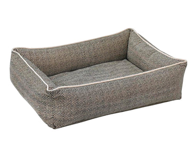 Urban Lounger orthopedic dog bed in Herringbone.