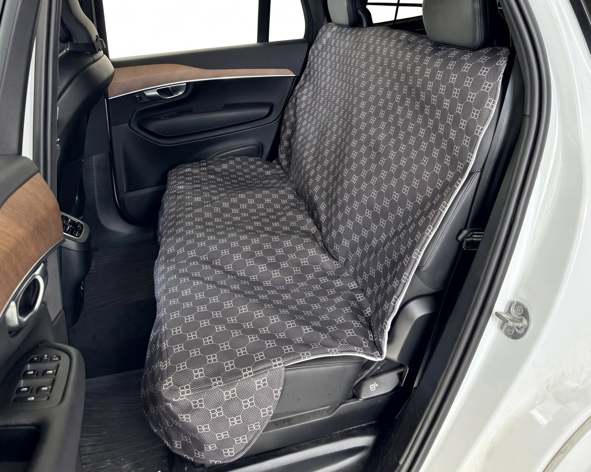 Bench Car Seat Cover in Signature Noir