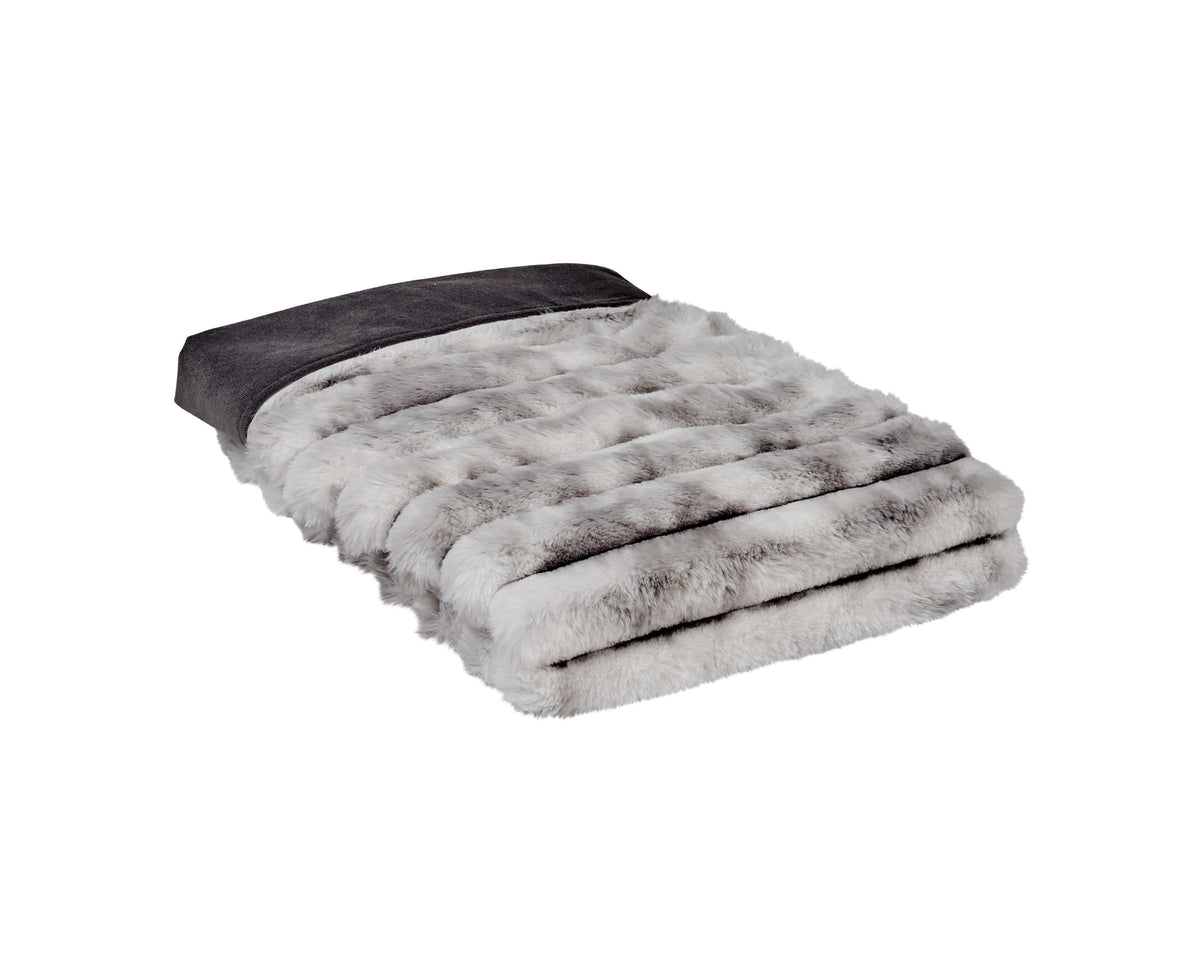 Blanket Topper in Silver Fox