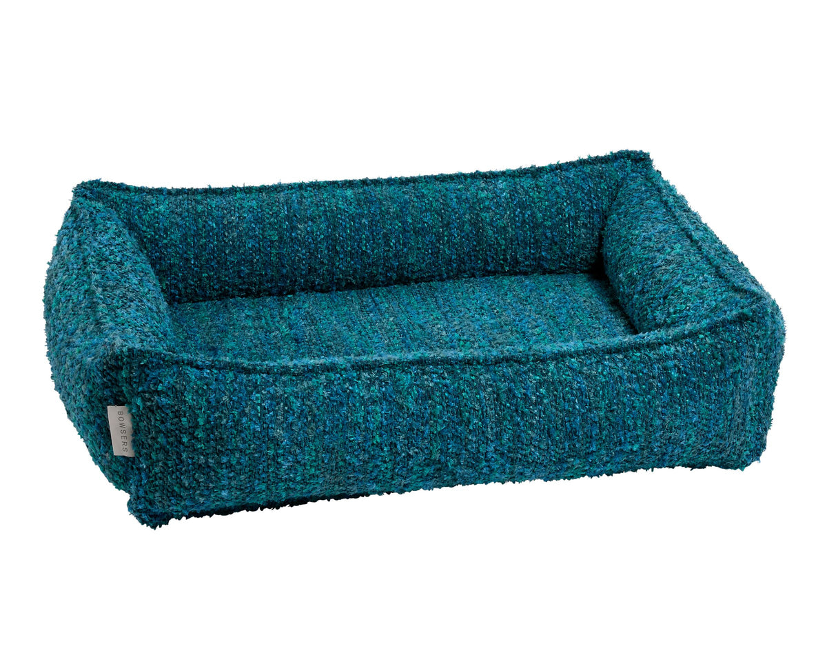Urban Lounger orthopedic dog bed in Blue Lagoon.