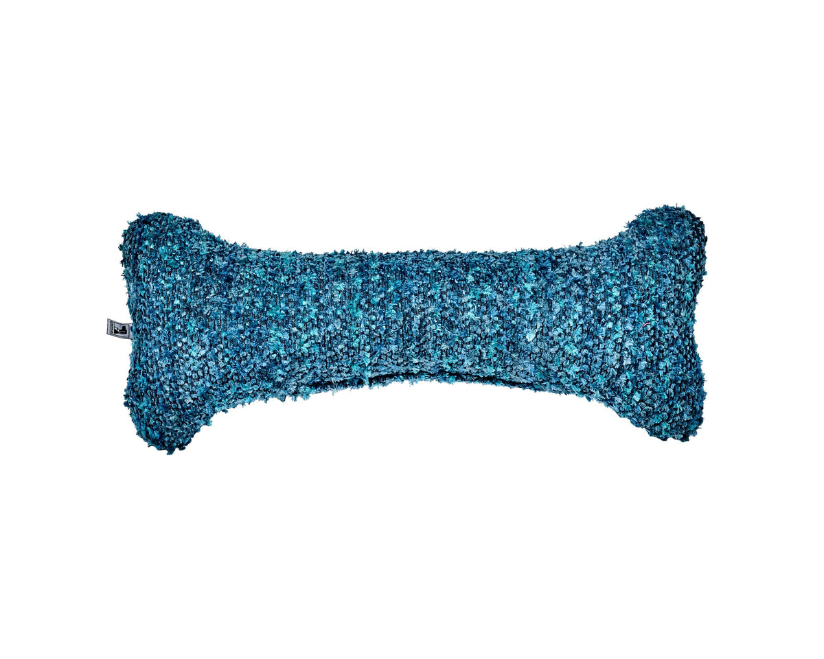 Bumper Bone Pillow in Blue Lagoon