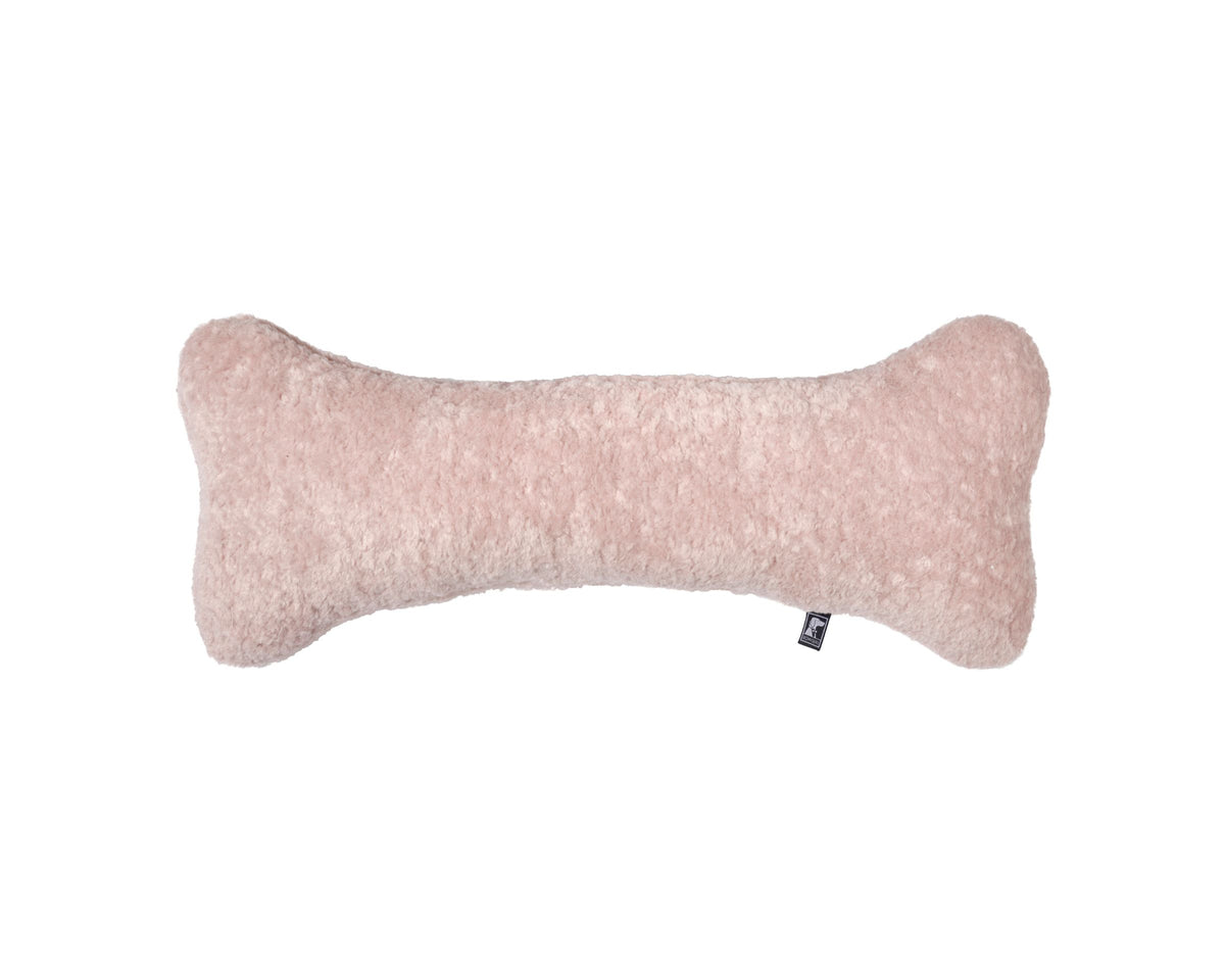 Bumper Bone Pillow in Pink Champagne