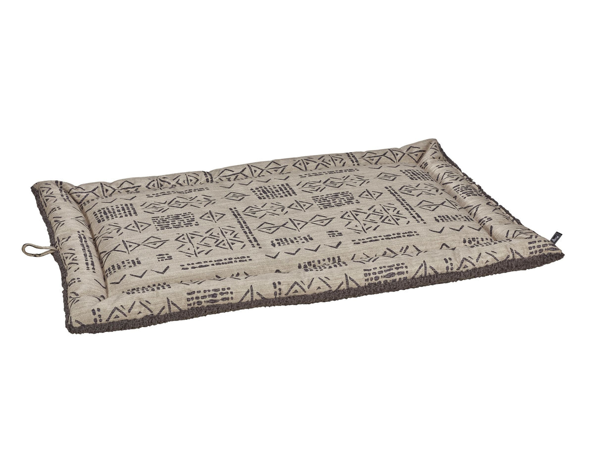 Cosmopolitan Mat - Faux Fur in Mayan and Grey Sheepskin
