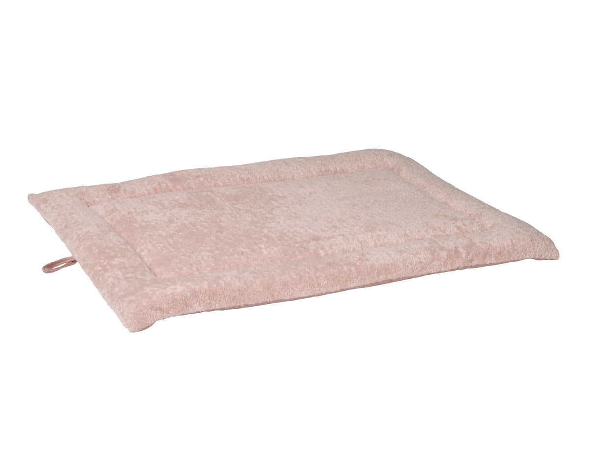 Cosmopolitan Mat - Faux Fur in Pink Champagne and Rosewood