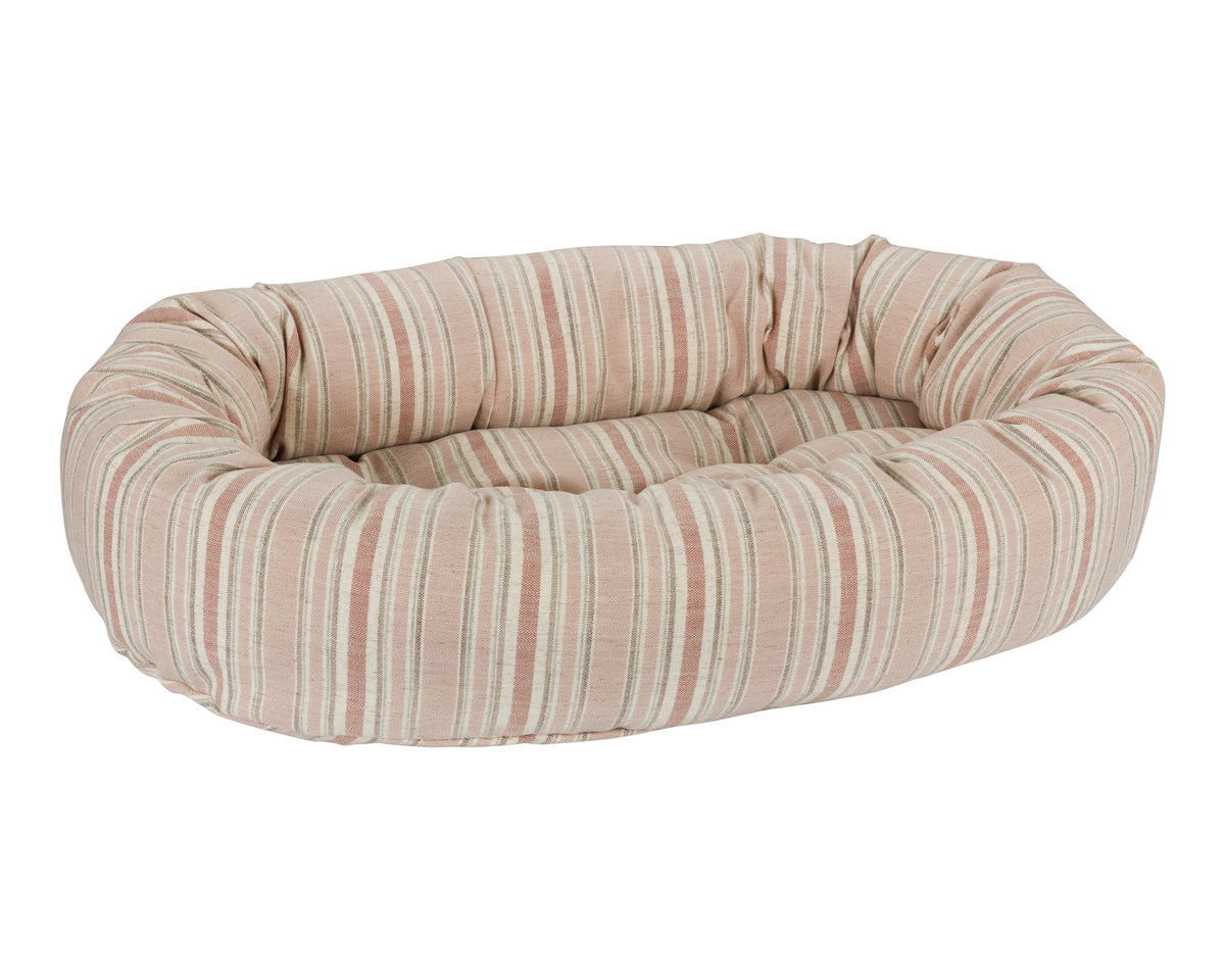 Donut Bed - Designer Prints in Sanibel Stripe