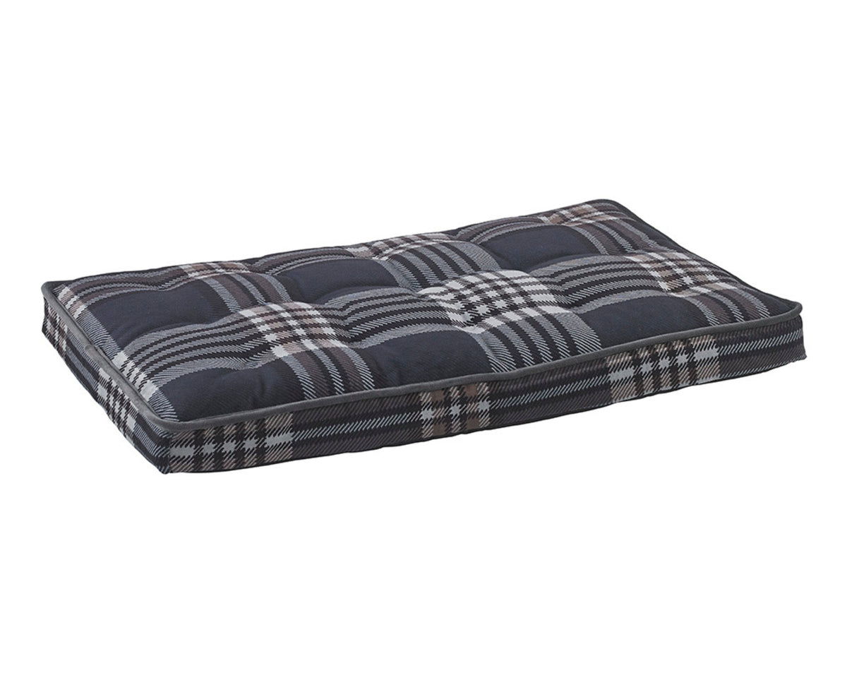 Luxury Crate Mattress in Greystone Tartan