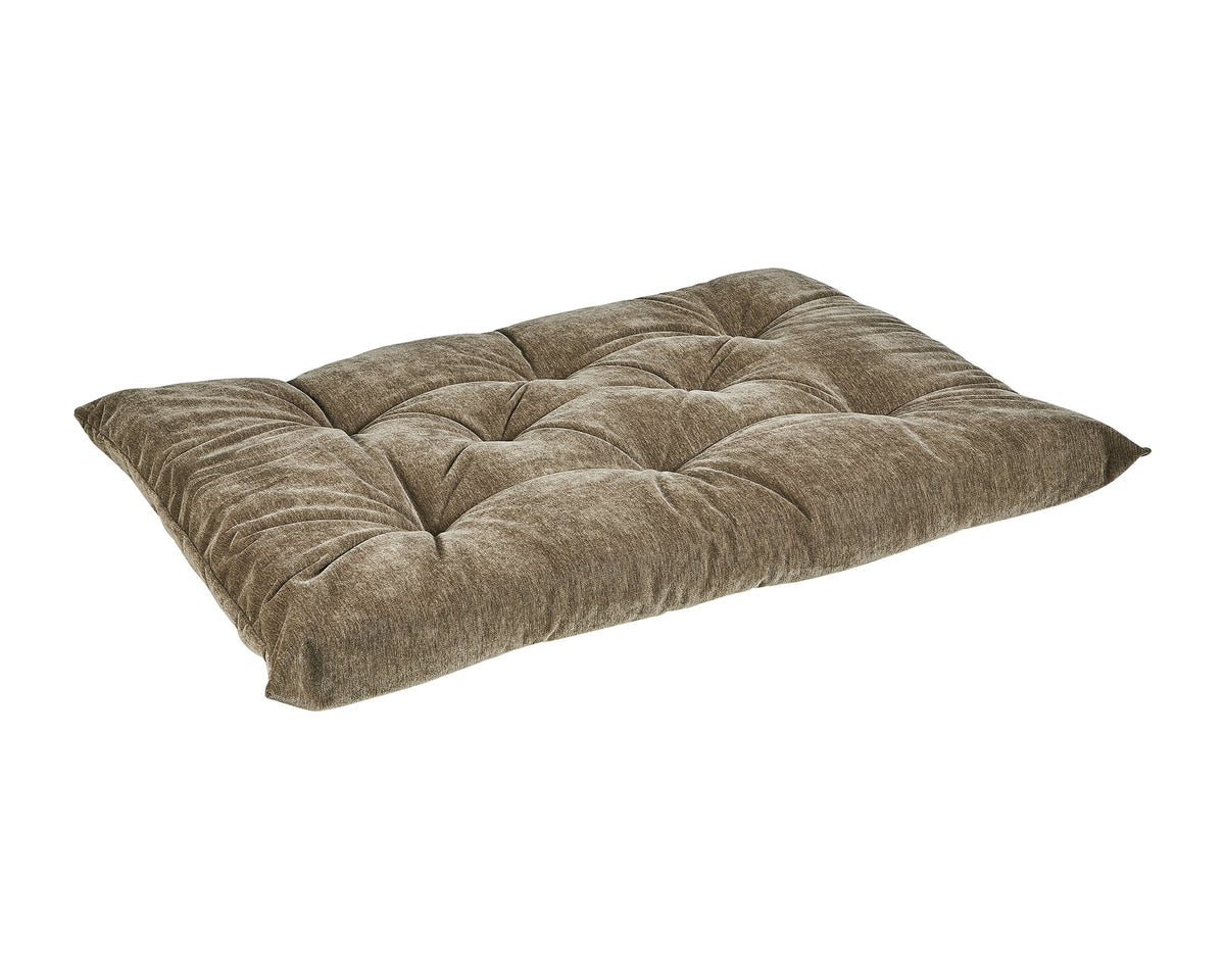 Tufted Cushion in Bark