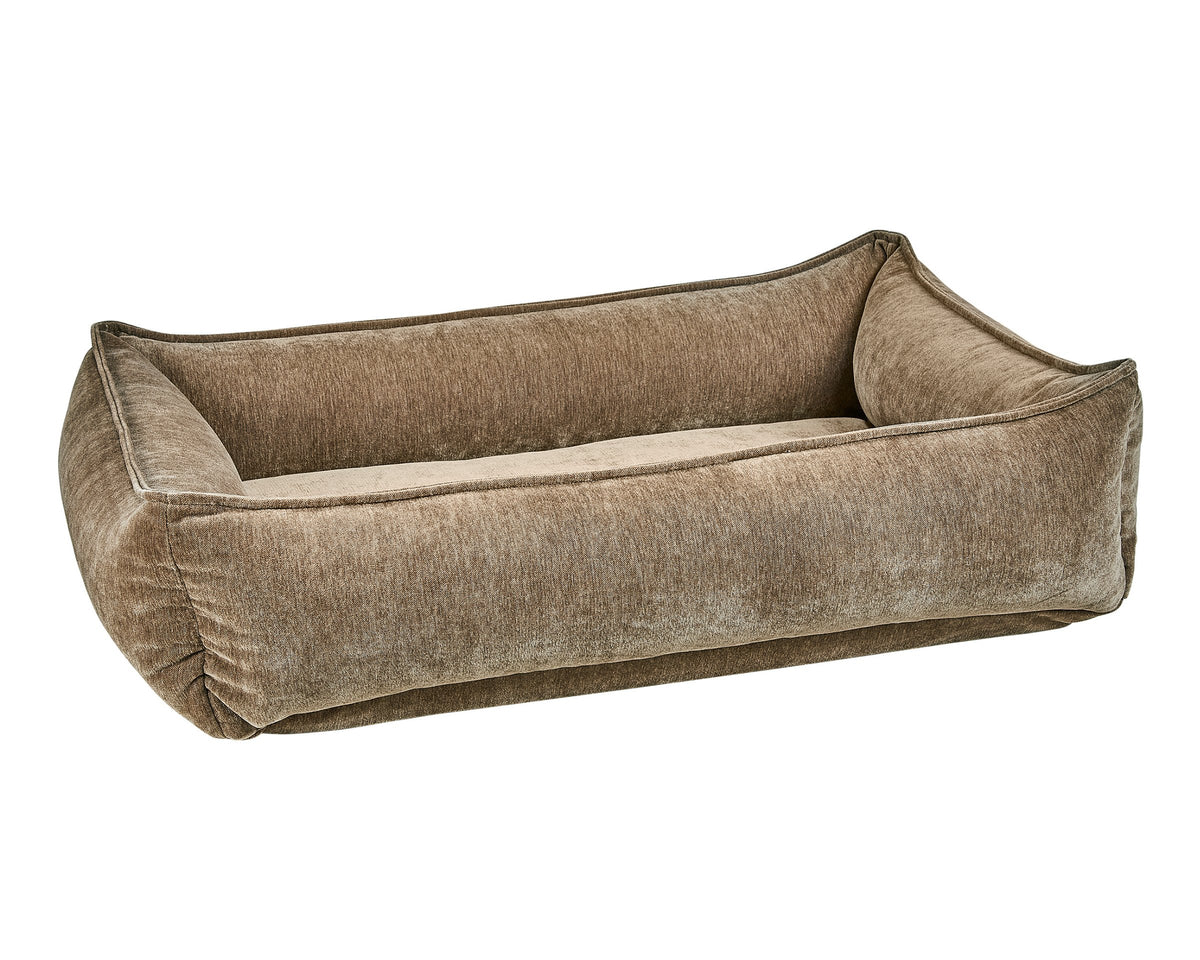Urban Lounger orthopedic dog bed in Bark.