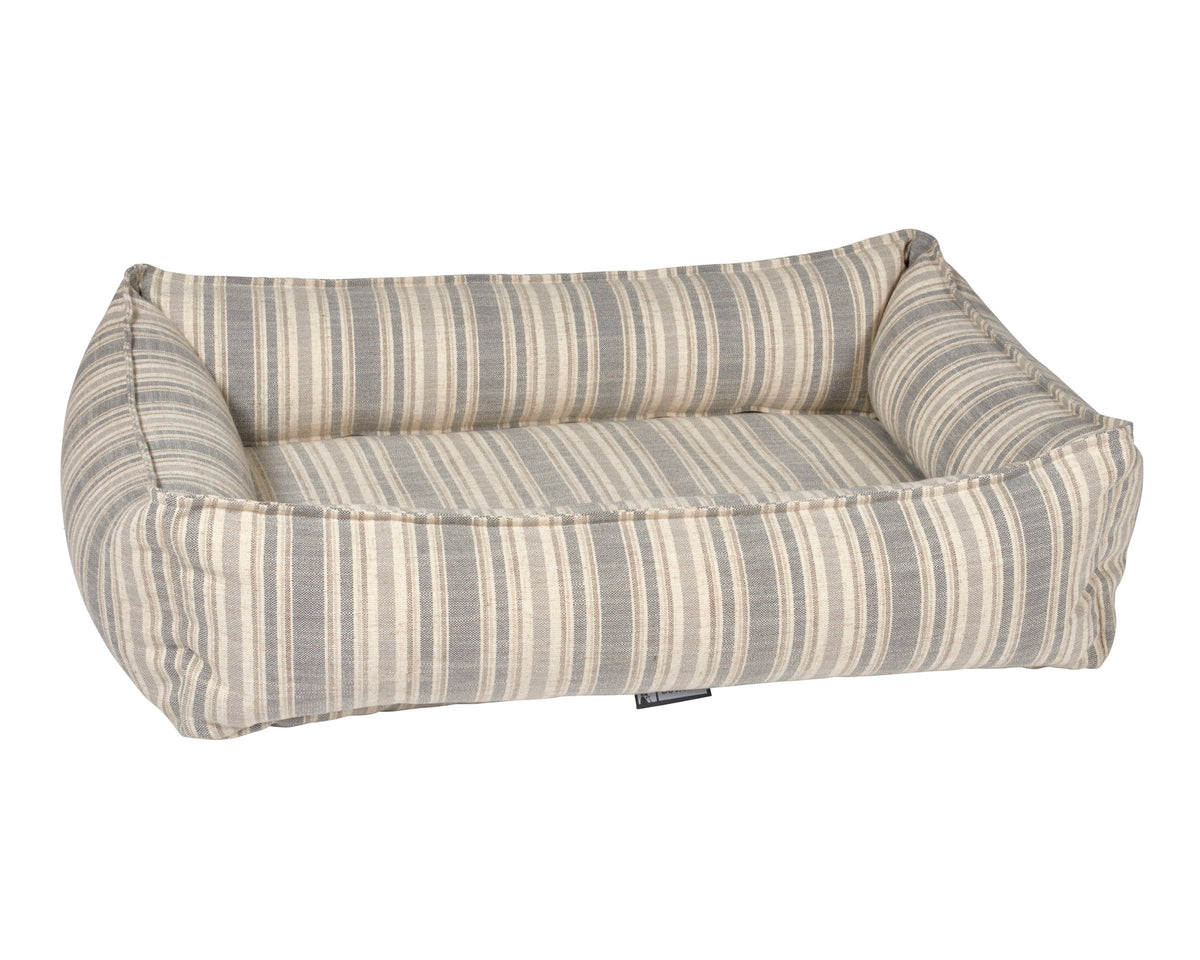 Urban Lounger orthopedic dog bed in Harper Stripe.