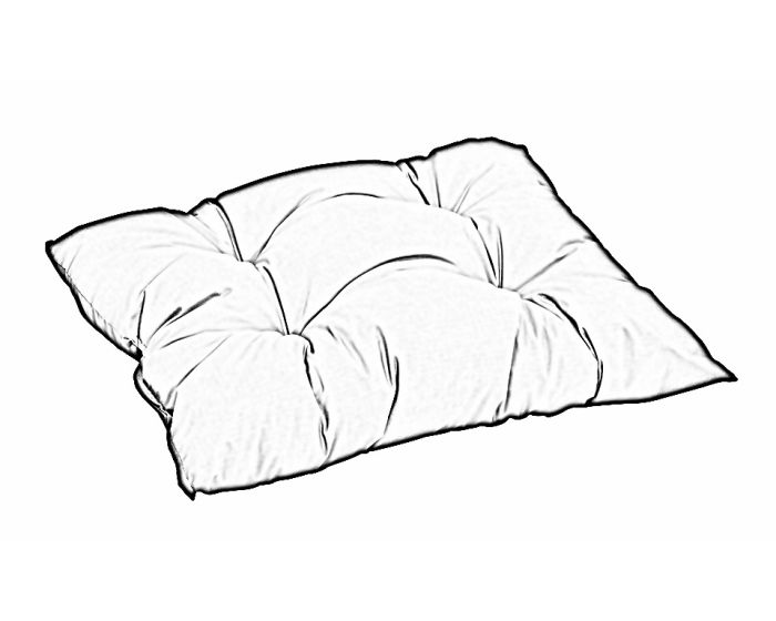Avenue Inner Pillow, line drawing