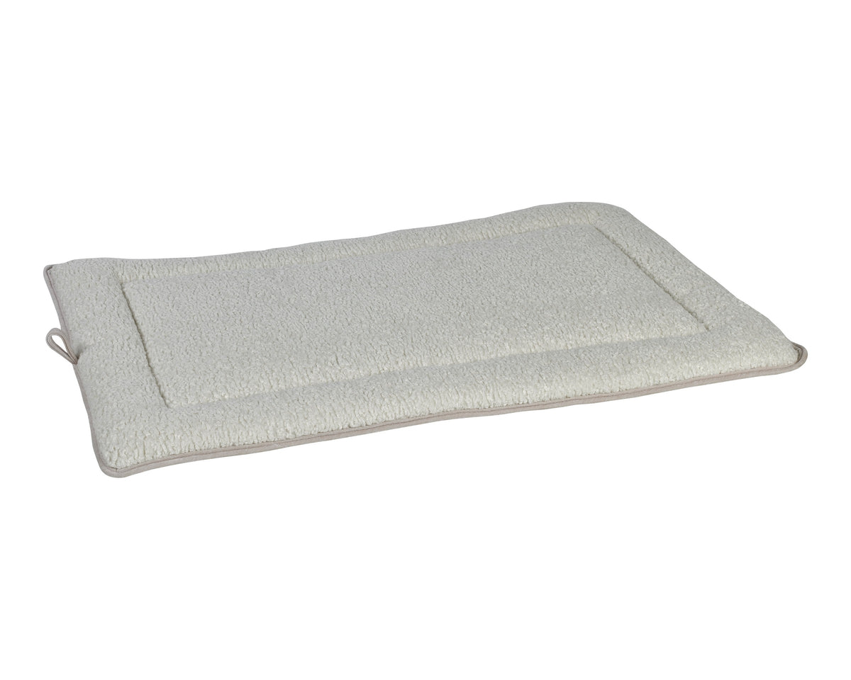 Cosmopolitan Mat - Faux Fur, reverse side in Ivory Sheepskin