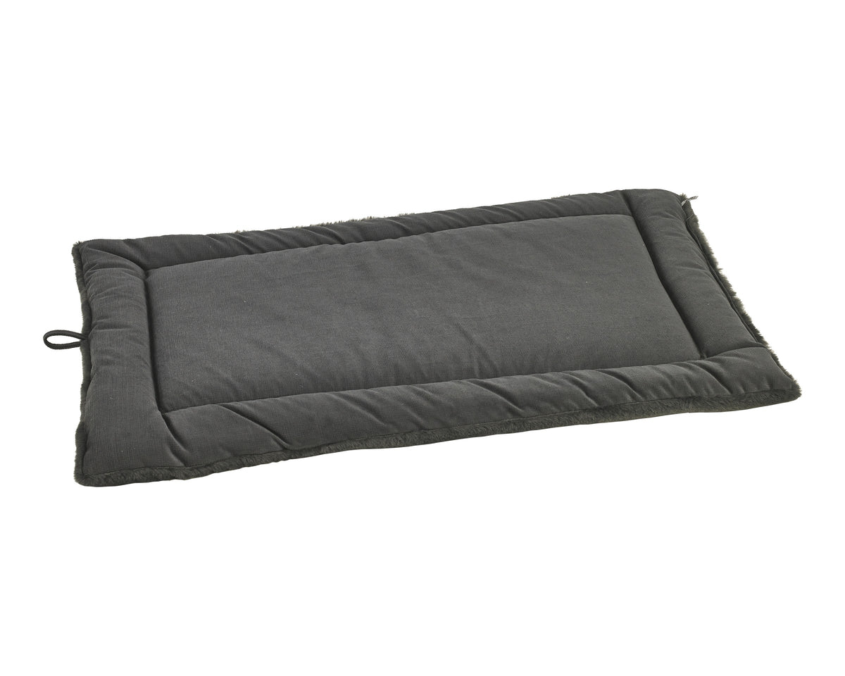 Cosmopolitan Mat - Faux Fur, reverse side in Shale