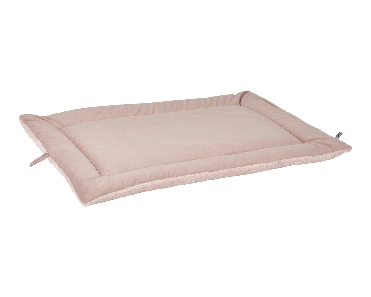 Cosmopolitan Mat - Faux Fur, reverse side in Rosewood