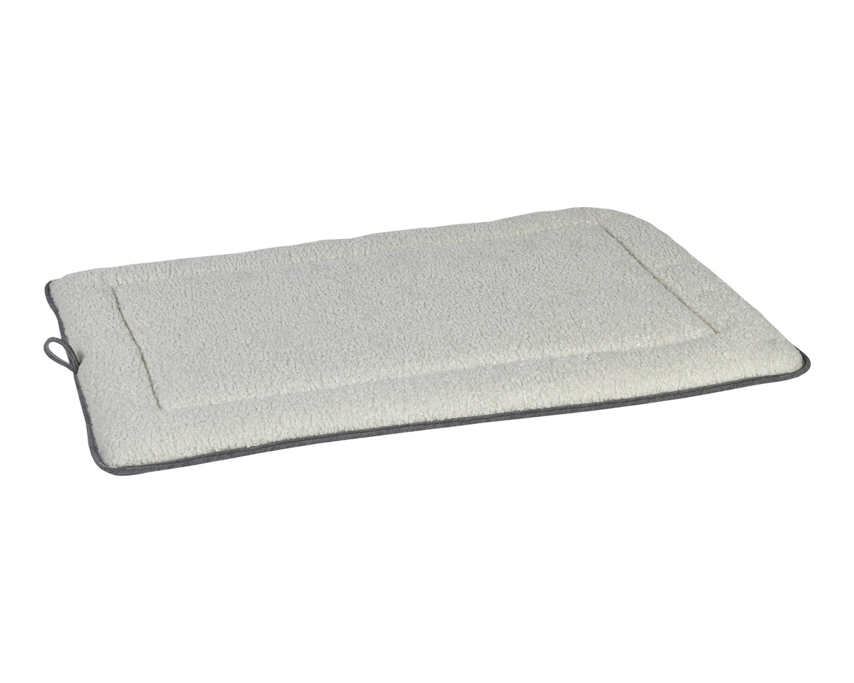 Cosmopolitan Mat - Faux Fur, reverse side in Ivory Sheepskin