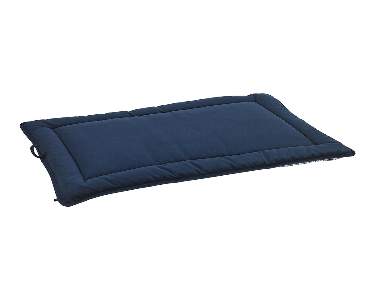 Cosmopolitan Mat - Signature Textures, reverse side in True Navy