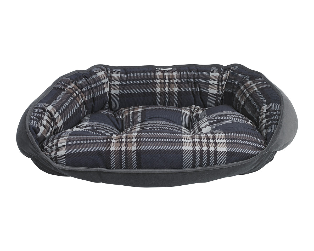 Crescent Reversible Bed turned inside out, Ash outside