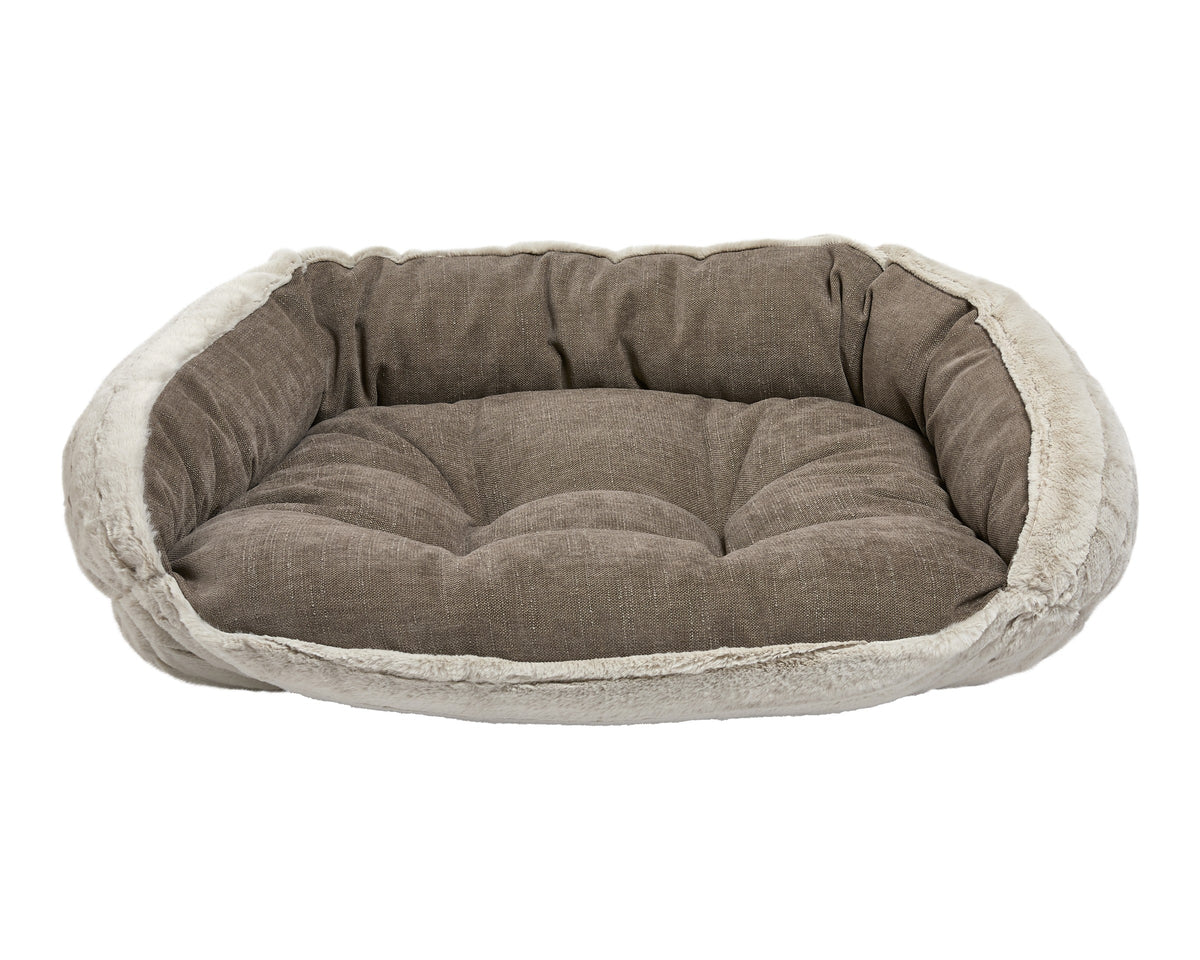 Crescent Reversible Bed turned inside out, Rain outside