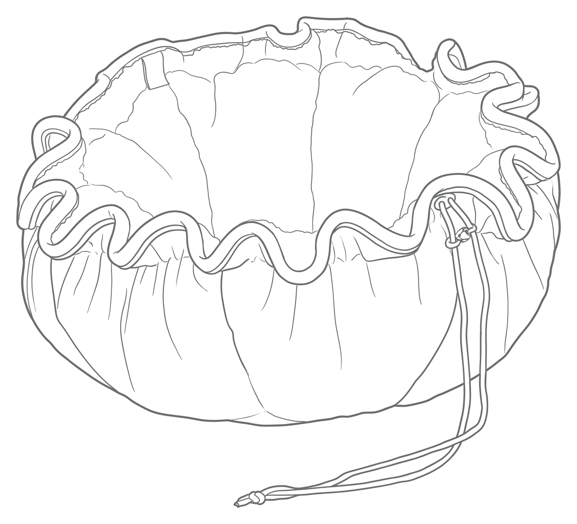 Line drawing of the Buttercup, numbered to match the list beside it.