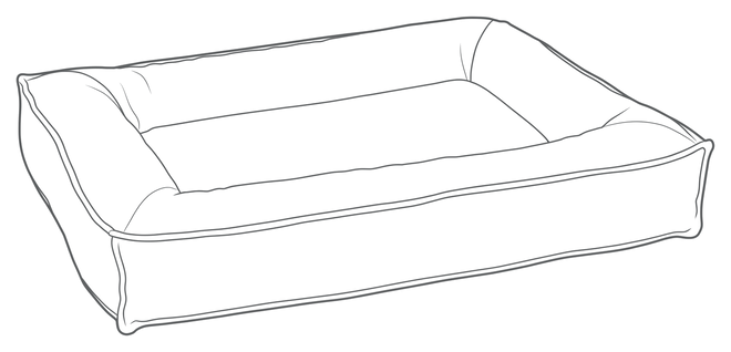 Divine Futon, line drawing