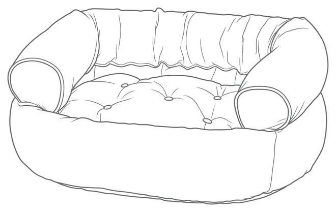 Double Donut, line drawing