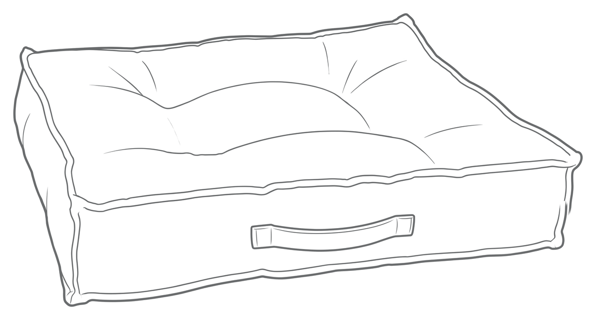 Line drawing of the Piazza, numbered to match the list beside it.