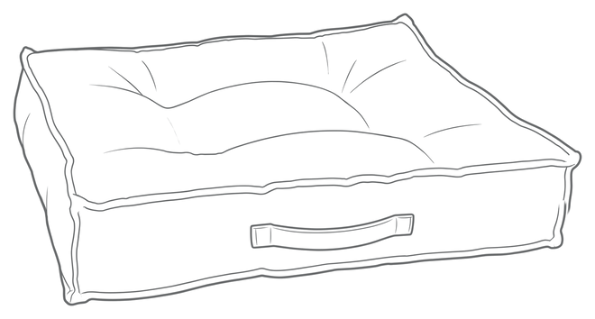 Piazza, line drawing
