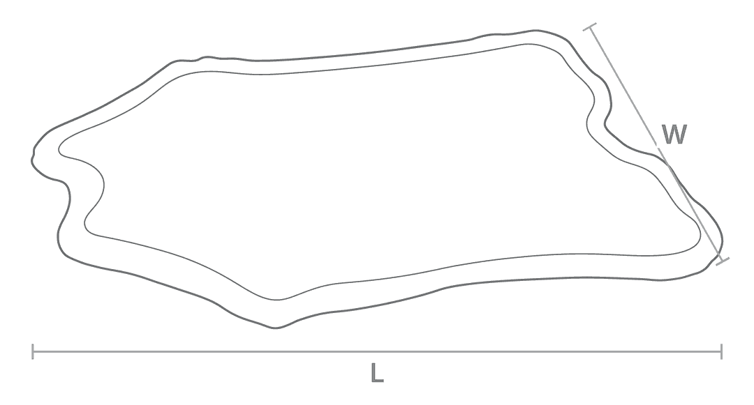 Size drawing for Maverick Furniture Topper
