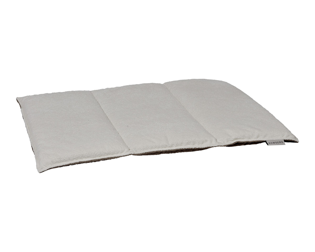 Urban Home & Travel Mat, reverse side in Vanilla